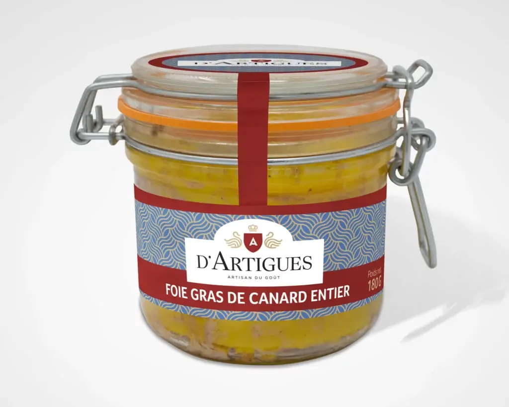 Conserve de foie gras de canard entier d'Artigues