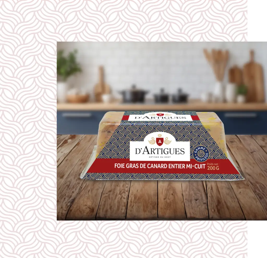 Bloc de foie gras entier mi-cuit d'Artigues