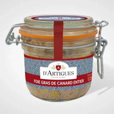 Conserve de foie gras de canard entier d'Artigues