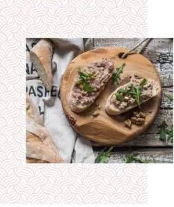 Tartines de rillette de canard d'Artigues