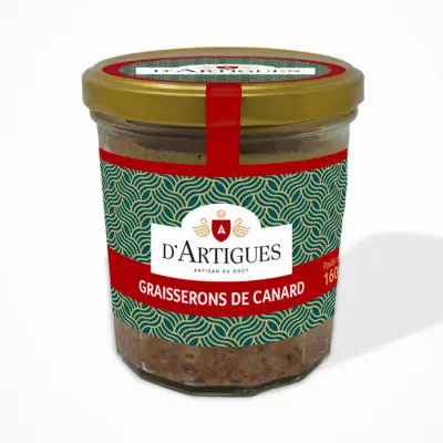 Bocal de graisserons de canard d'Artigues