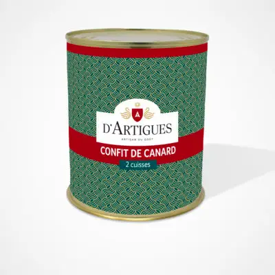 Conserve de confit de canard d'Artigues