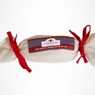 Torchon de foie gras de canard entier mi-cuit d'Artigues