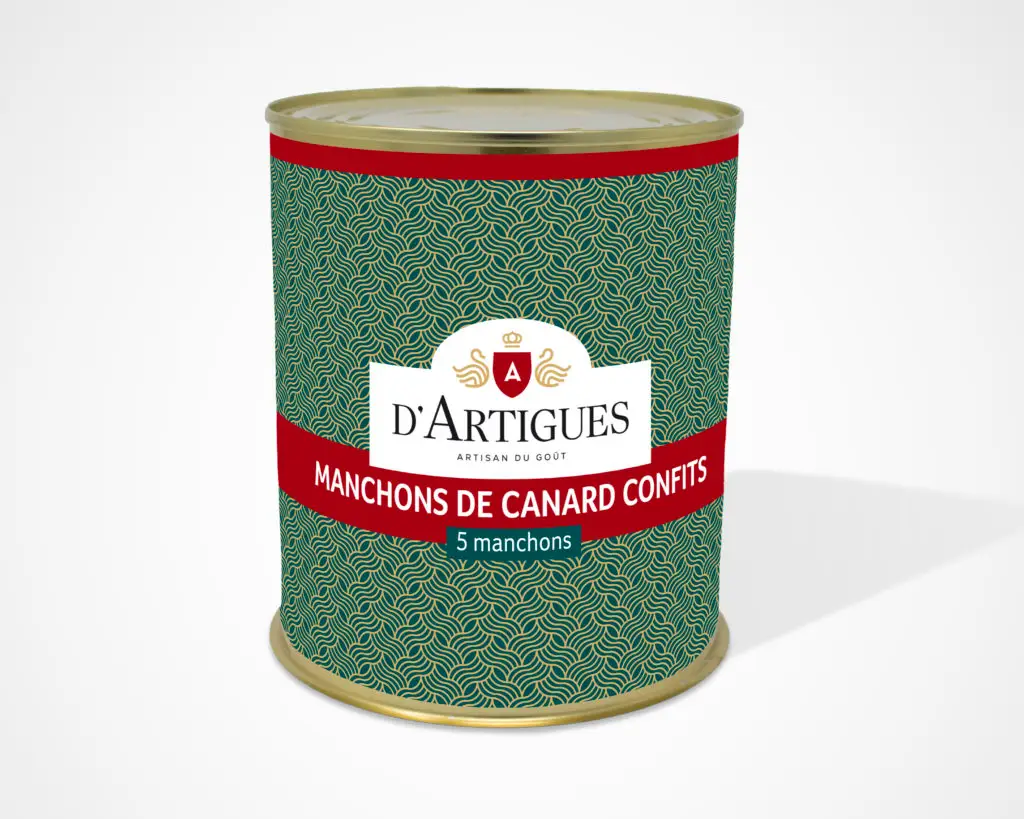 Conserve manchons de canard confits d'Artigues
