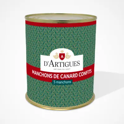 Conserve manchons de canard confits d'Artigues