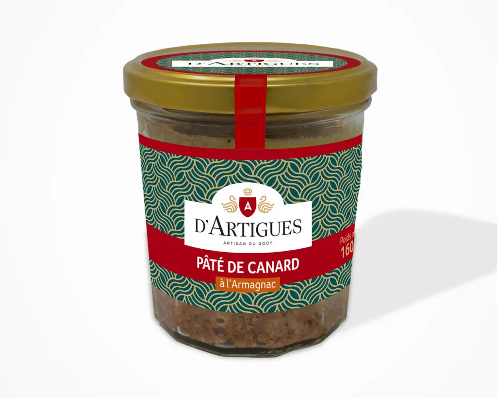 Bocal de pâté de canard à l'Armagnac d'Artigues