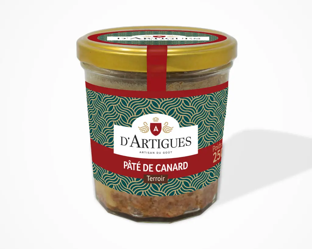 Bocal de pâté de canard d'Artigues