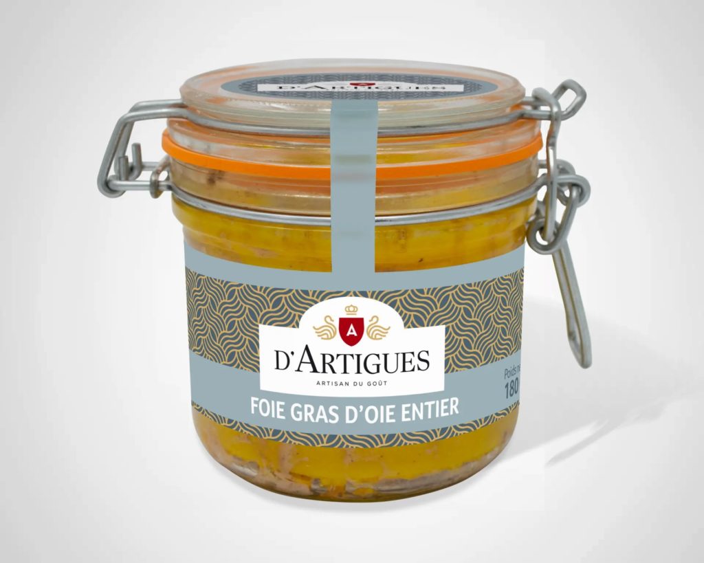 Conserve de foie gras d'oie entier d'Artigues