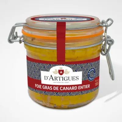 Bocal de foie gras de canard entier d'Artigues