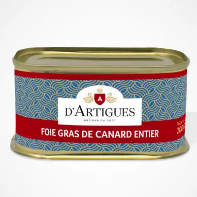 Conserve de foie gras de canard entier d'Artigues