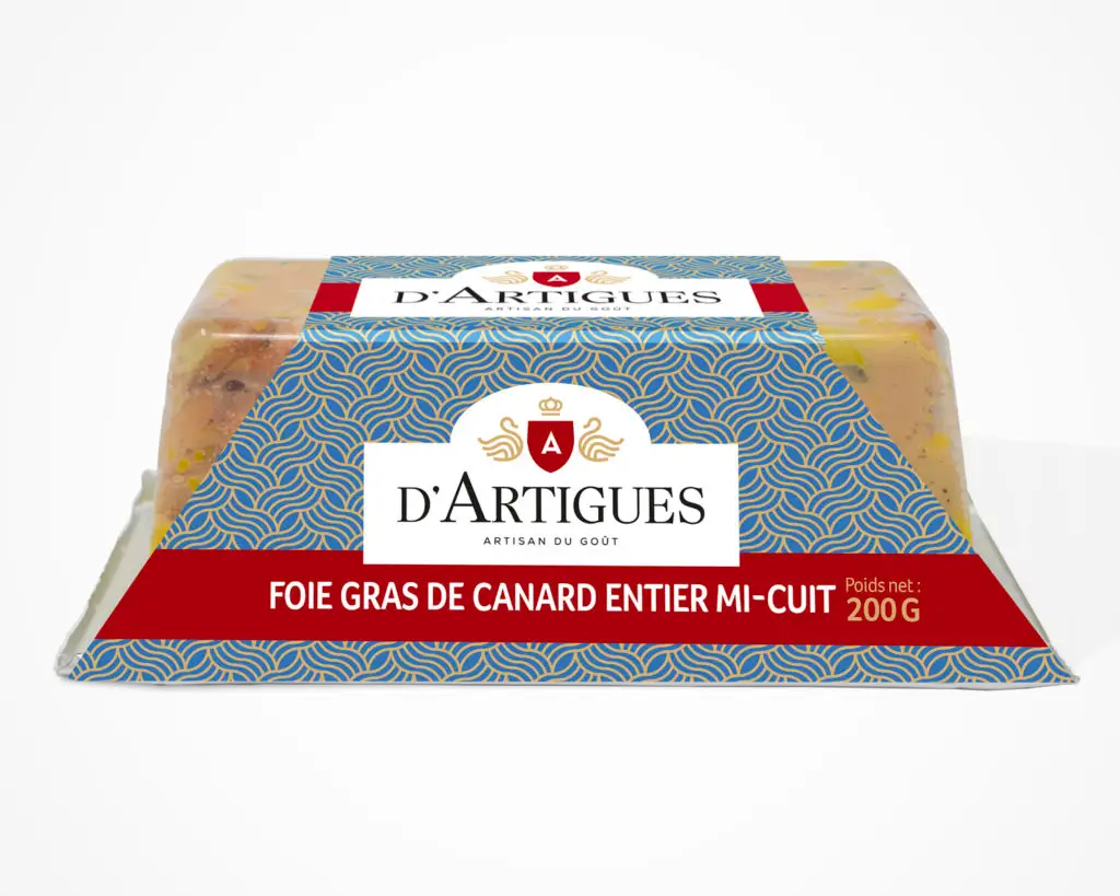 foie gras de canard entier mi-cuit