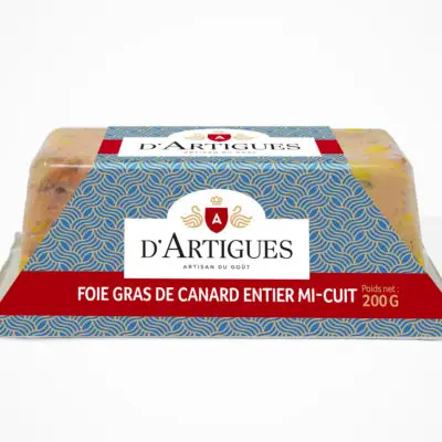 foie gras de canard entier mi-cuit