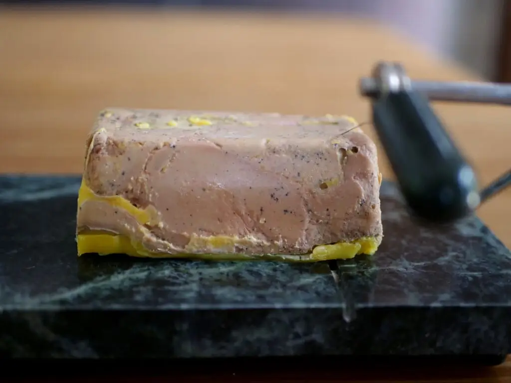 Magret de canard fourré au foie gras