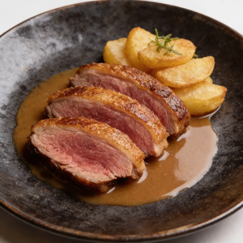 Rôti de magret de canard