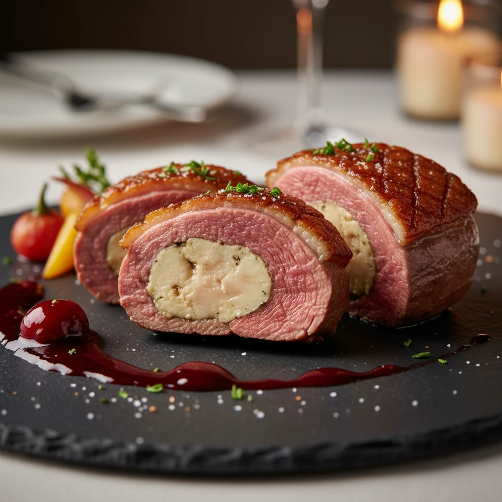 Magret de canard fourré