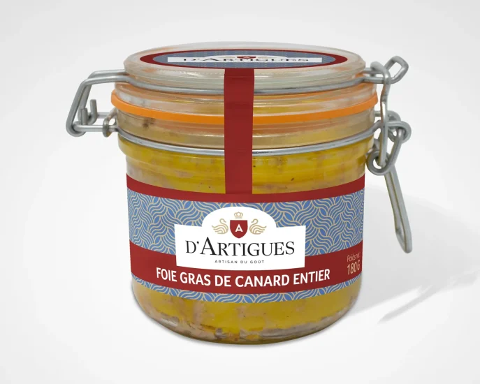 Conserve de foie gras de canard entier d'Artigues