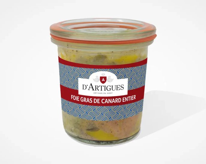 Conserve de foie gras de canard entier d'Artigues